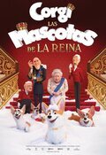 Cartel de Corgi, las mascotas de la reina