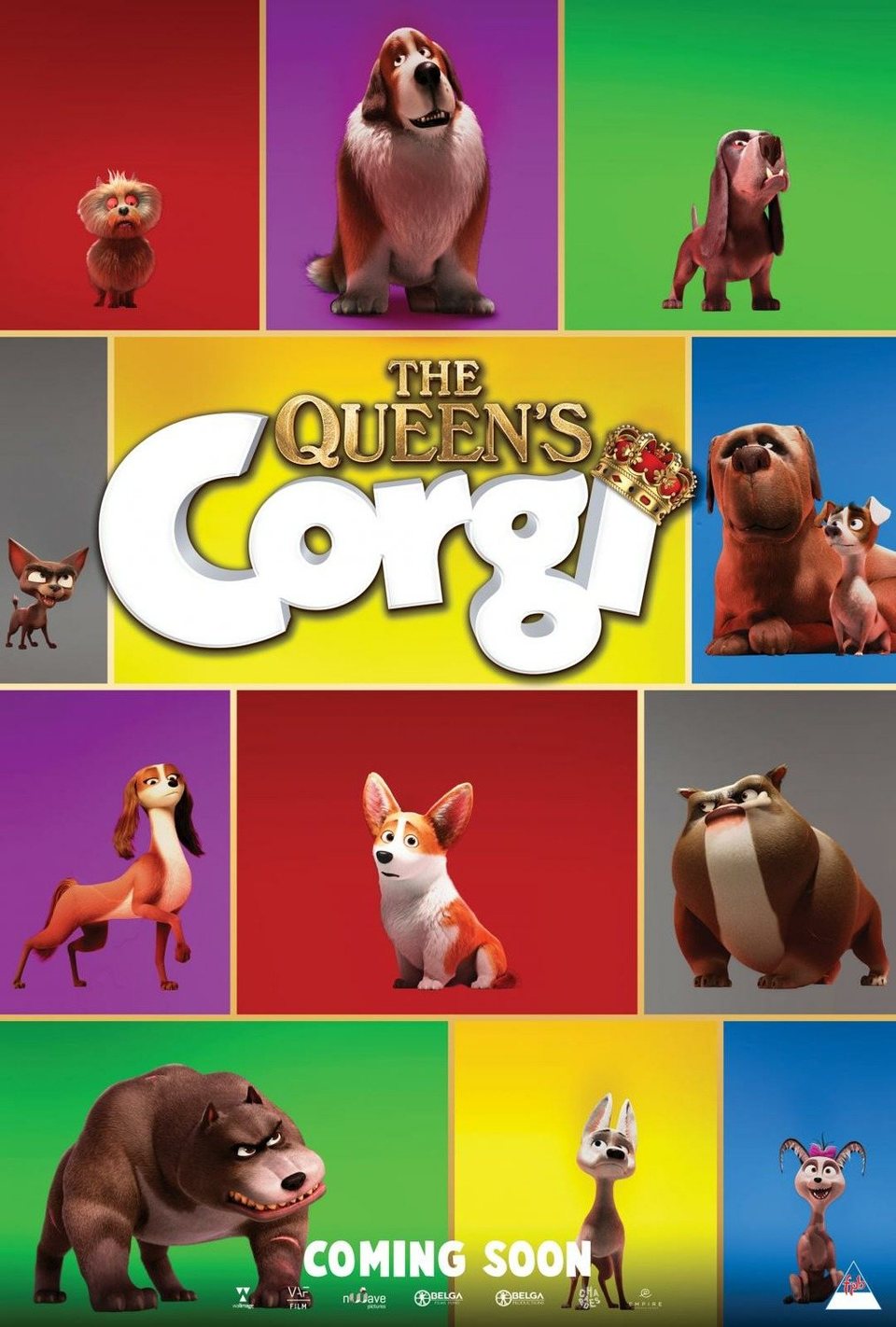 Cartel de Corgi, las mascotas de la reina - The queen's Corgi