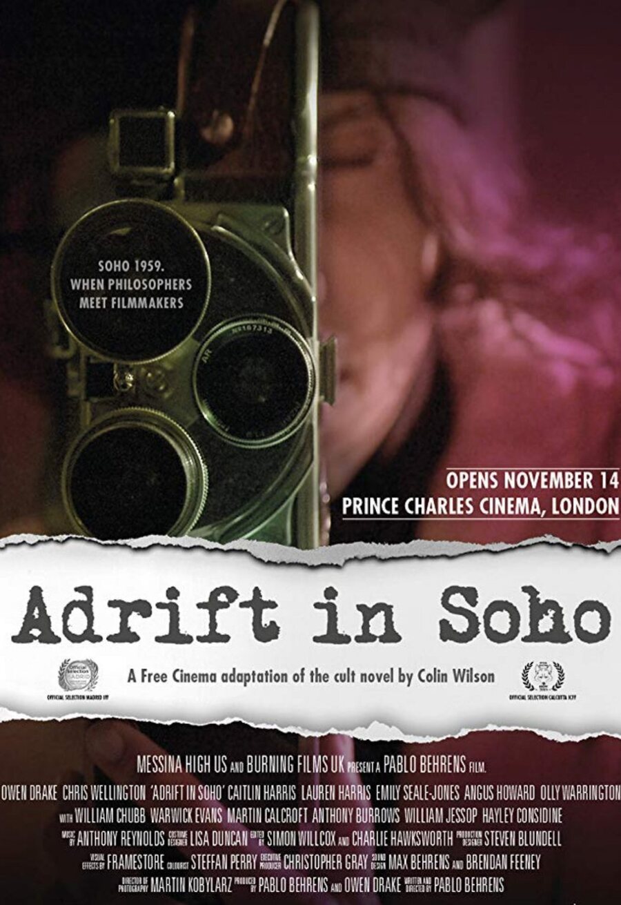 Cartel de Adrift in Soho - Reino Unido