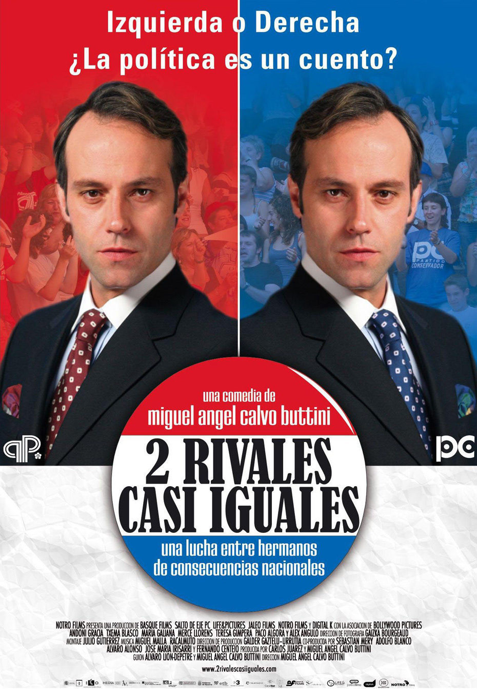 Cartel de Dos rivales casi iguales - España