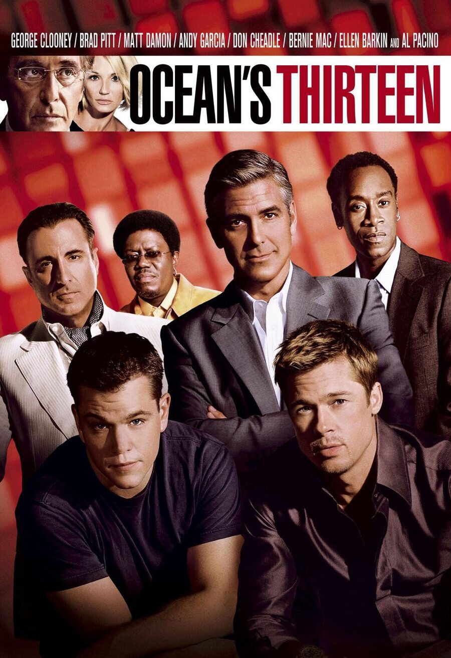 Cartel de Ocean's Thirteen - Estados Unidos