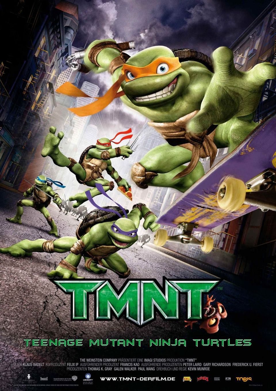 Cartel de TMNT (Tortugas ninja jóvenes mutantes) - Alemania