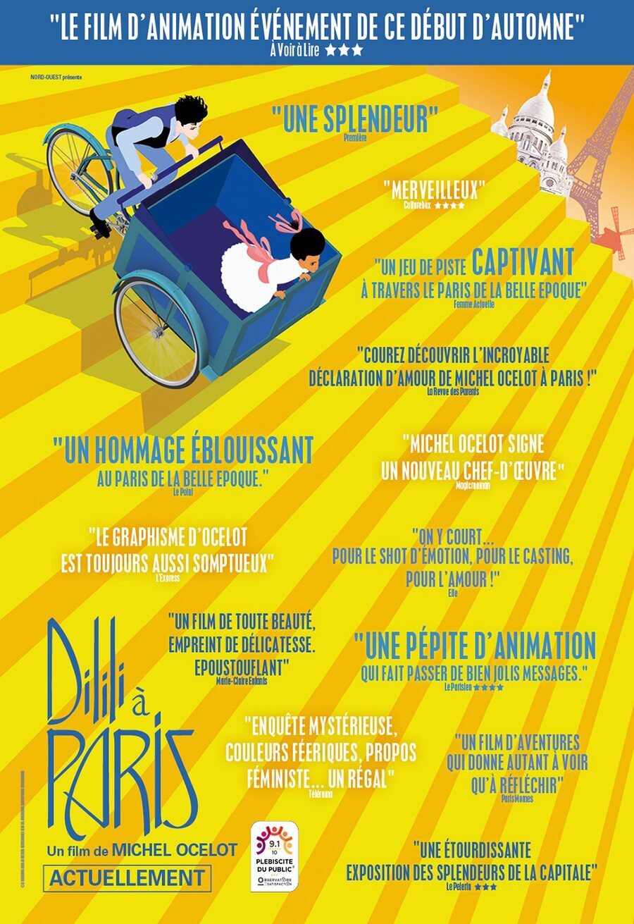 Cartel de Dilili en París - Francia