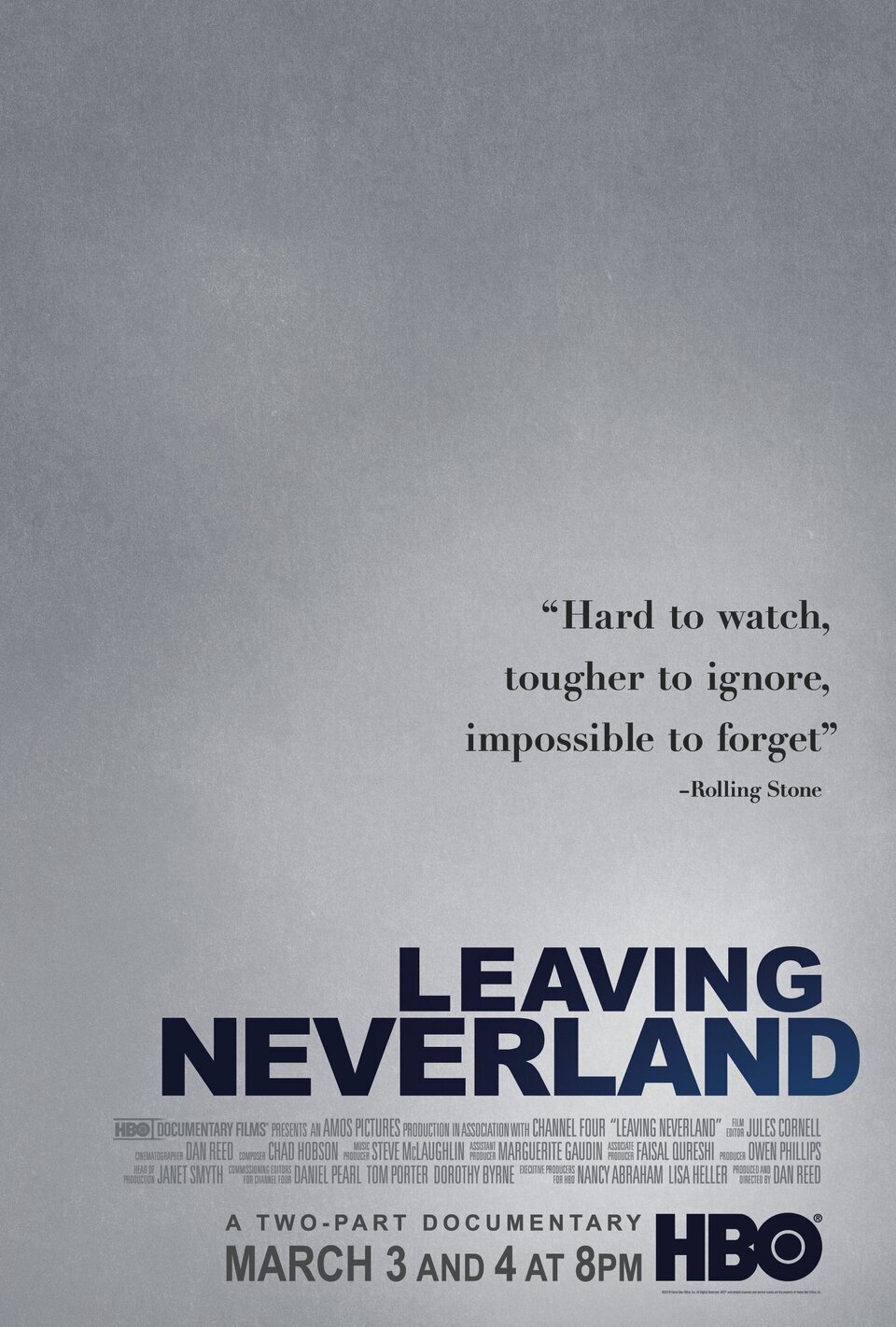 Cartel de Leaving Neverland - Estados Unidos