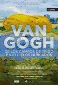 Van Gogh de los campos de trigo bajo los cielos nublados