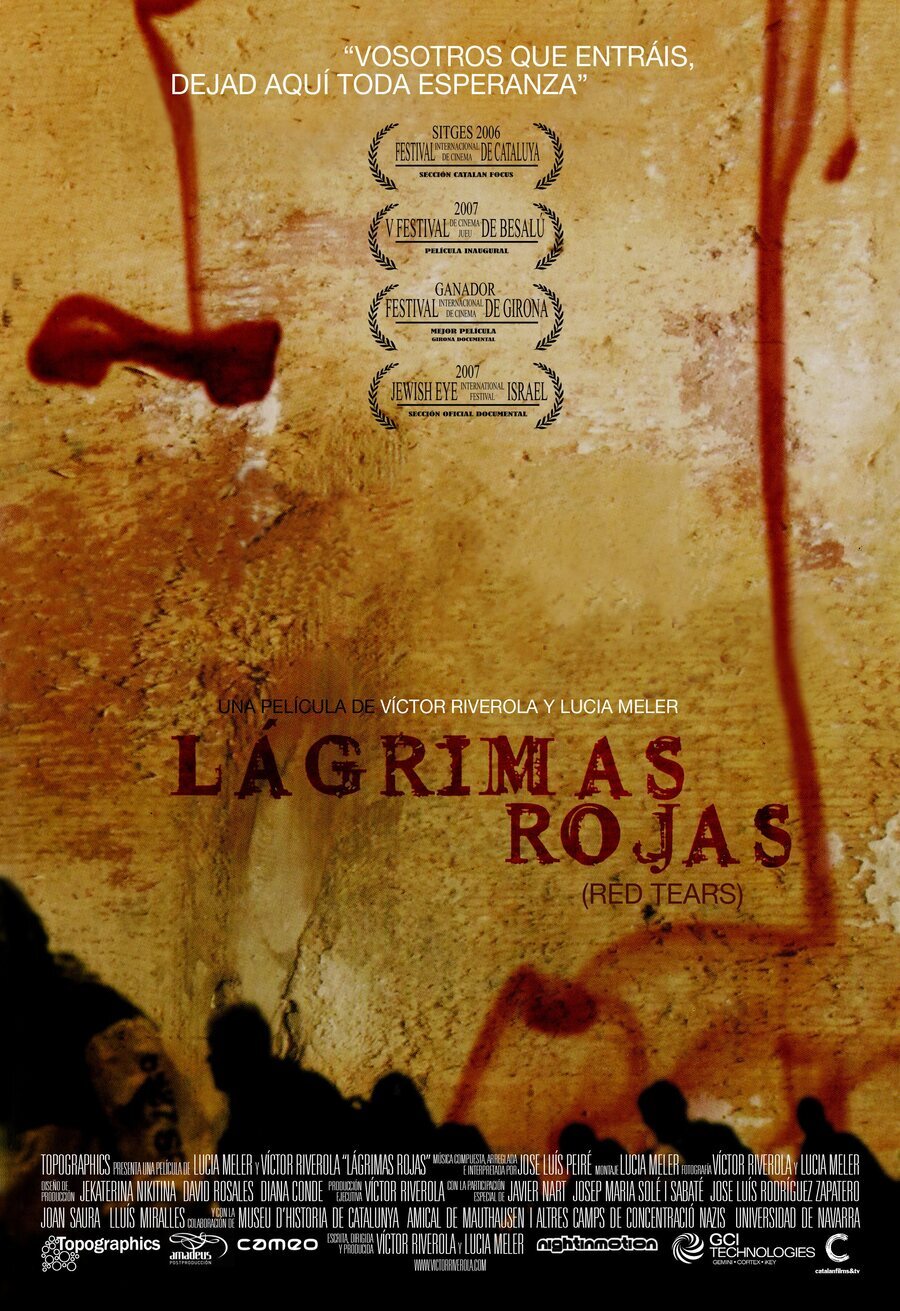 Cartel de Lágrimas rojas - España