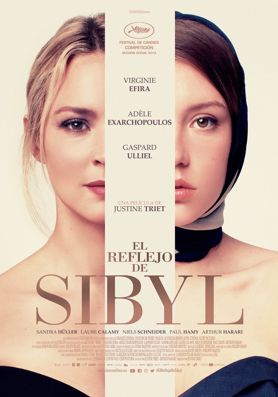 Cartel de El reflejo de Sibyl - España