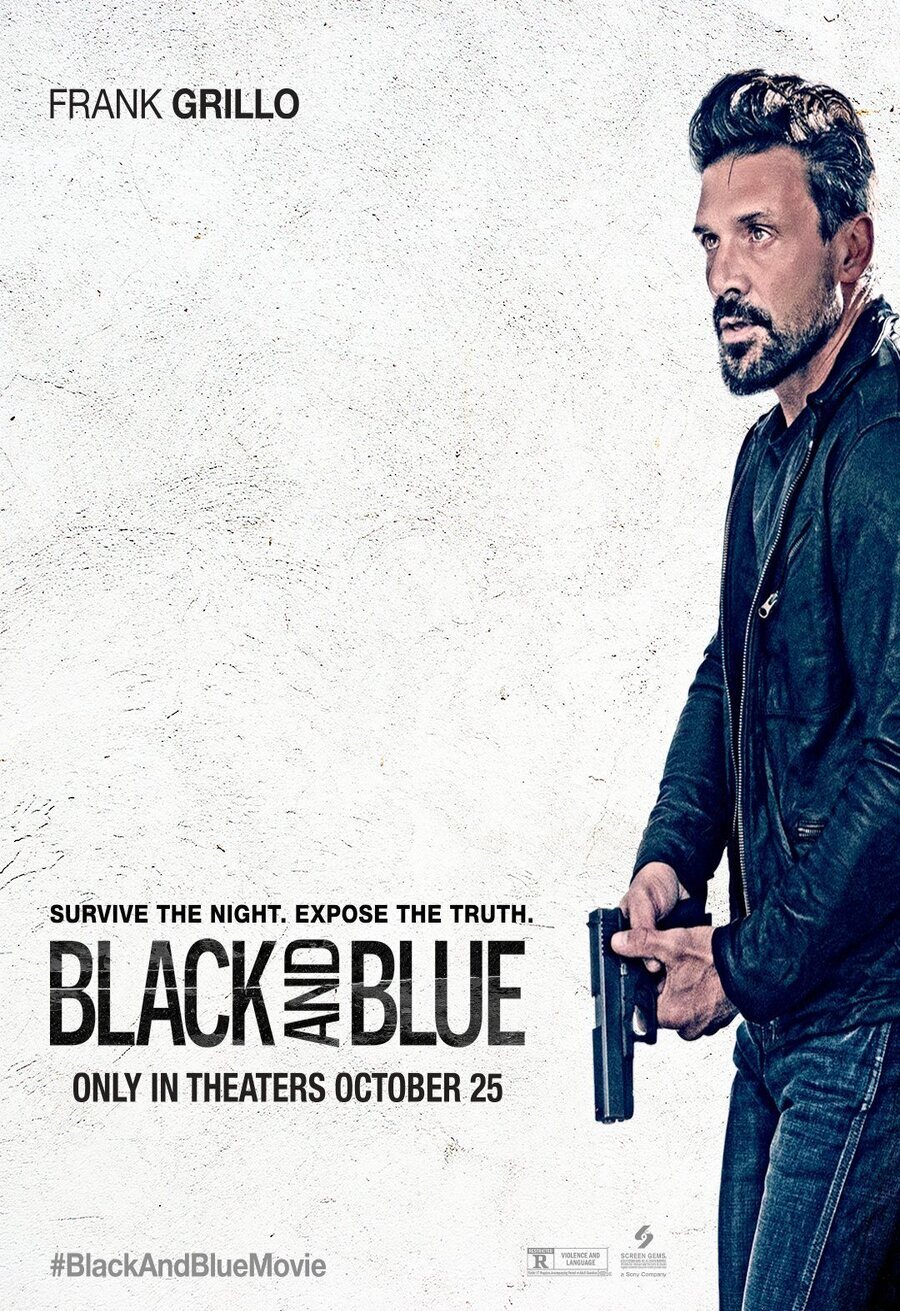 Cartel de Black and Blue - Poster Frank Grillo