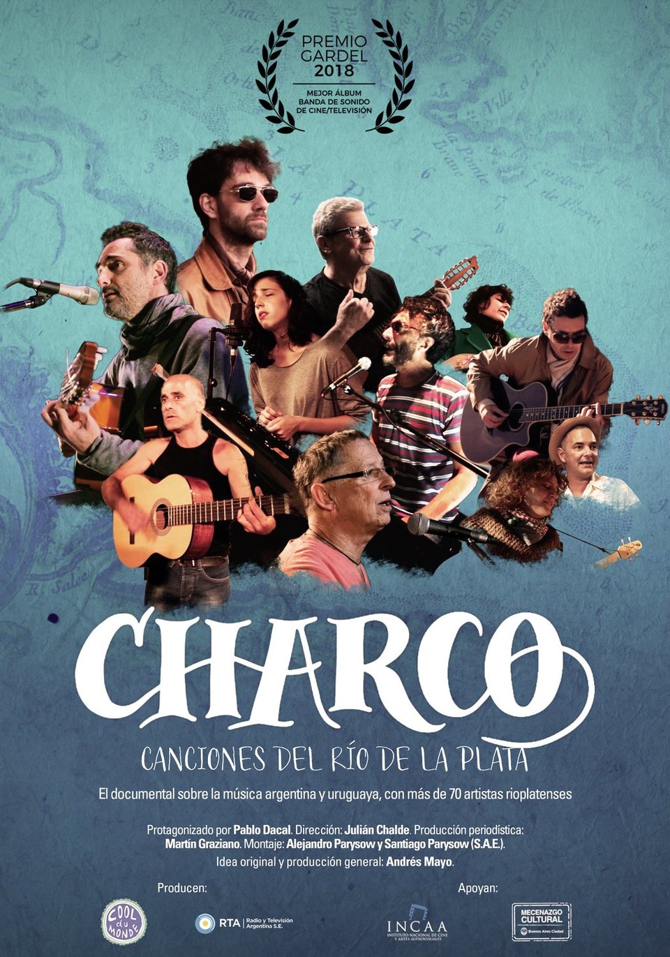 Cartel de Charco, Canciones del Río de la Plata - PÓSTER