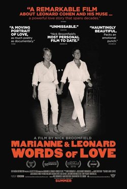 Cartel de Marianne & Leonard: Palabras de amor