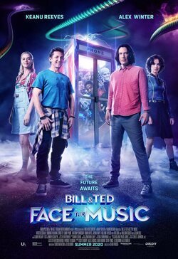 Cartel de Bill y Ted salvan el universo