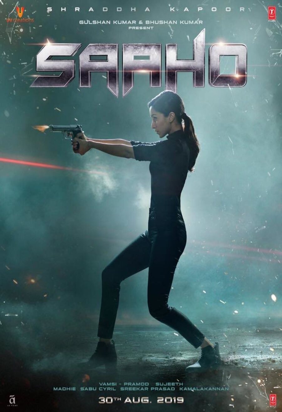 Cartel de Saaho - Shraddha Kapoor