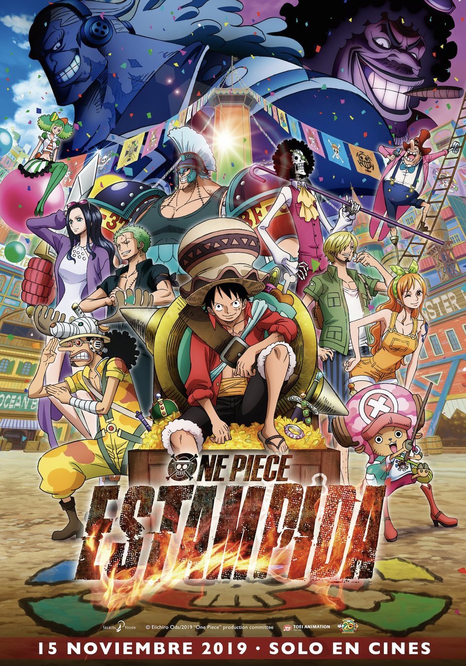 Cartel de One Piece: Estampida - España