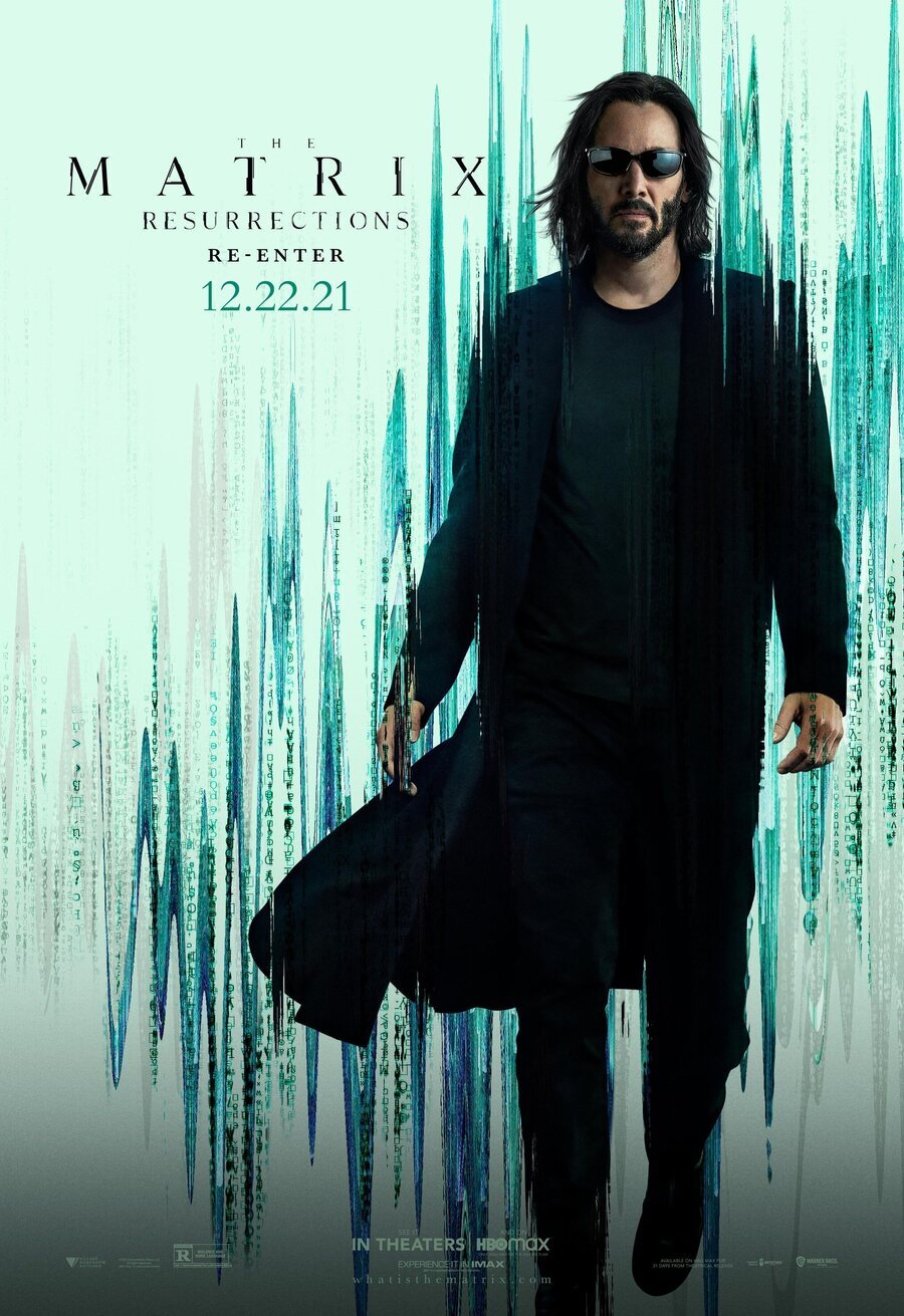 Cartel de Matrix Resurrections - Póster Keanu Reeves