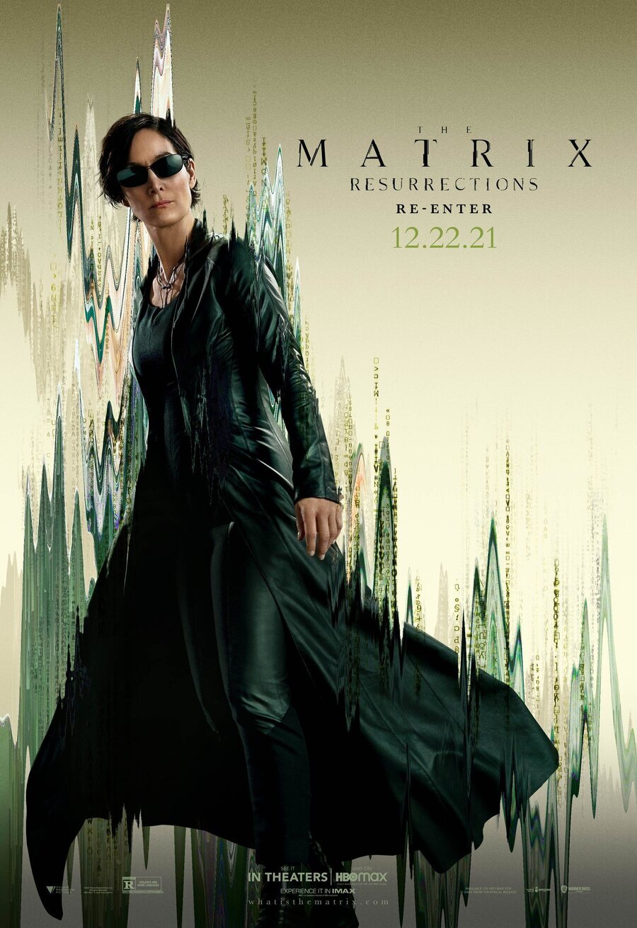Cartel de Matrix Resurrections - Póster Carrie-Anne Moss