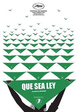 Cartel 'Que sea ley'