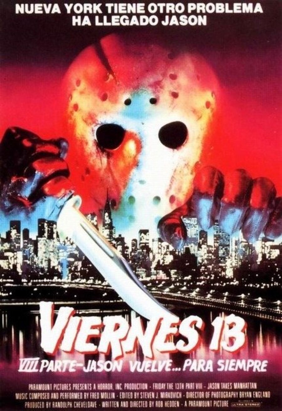 Cartel de Viernes 13. Parte VIII: Jason vuelve... para siempre - España