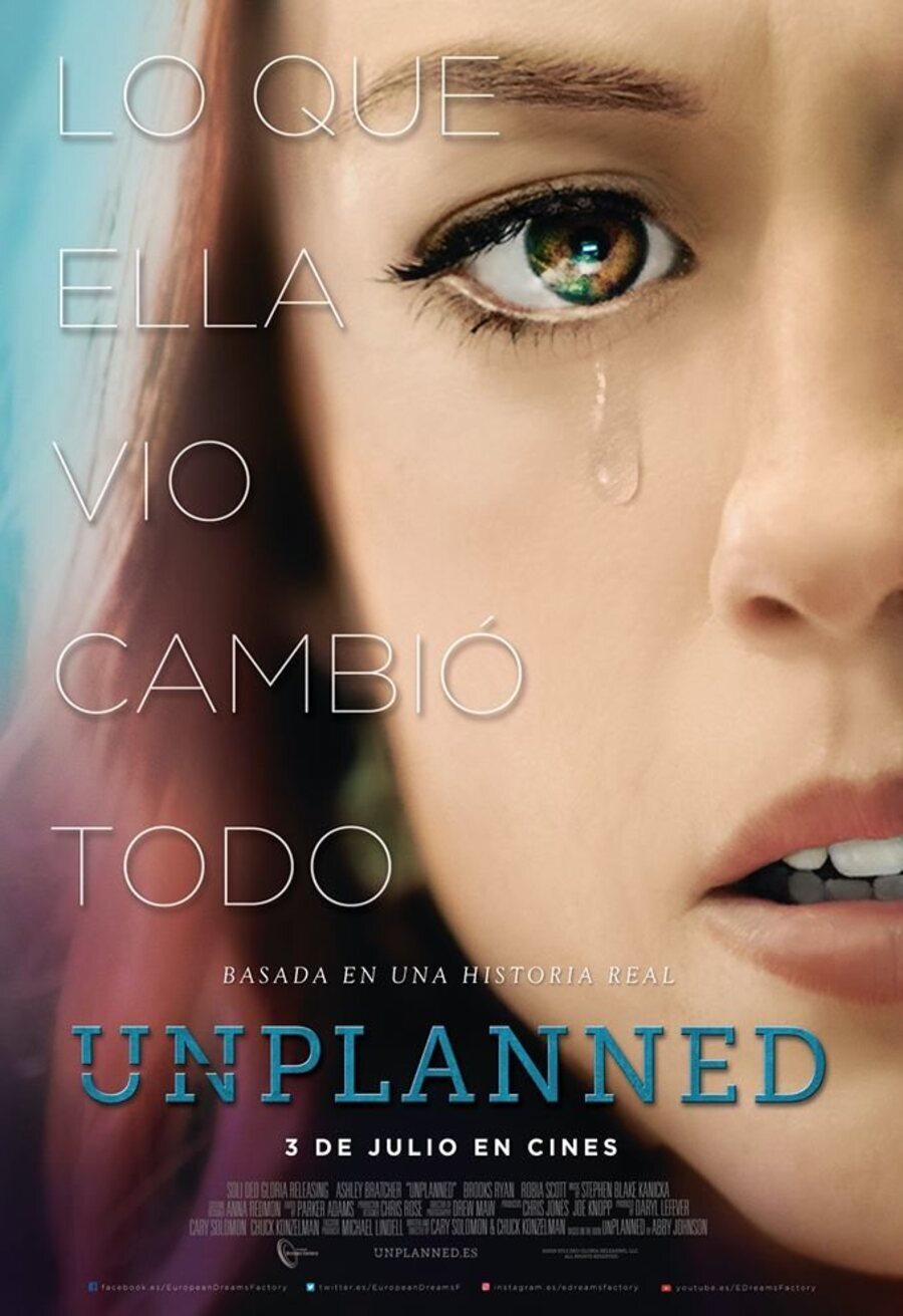 Cartel de Unplanned - España