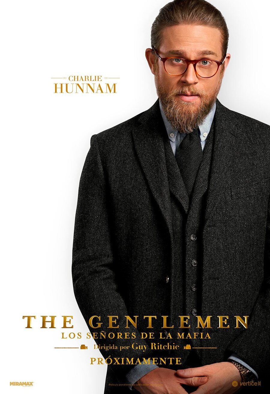 Cartel de The Gentlemen: Los señores de la mafia - Póster Charlie Hunnam