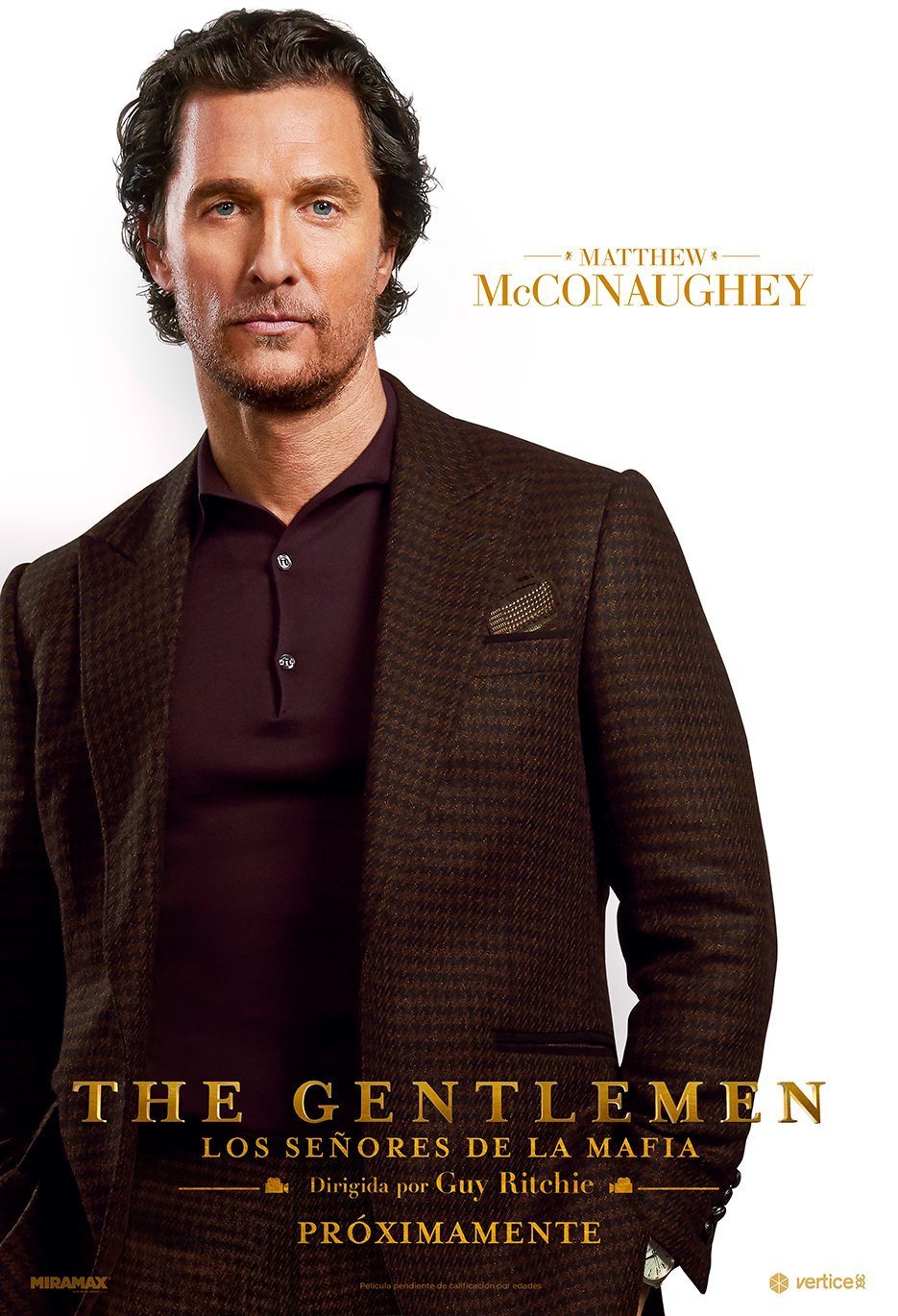 Cartel de The Gentlemen: Los señores de la mafia - Póster Matthew McConaughey