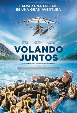 Cartel de Volando juntos