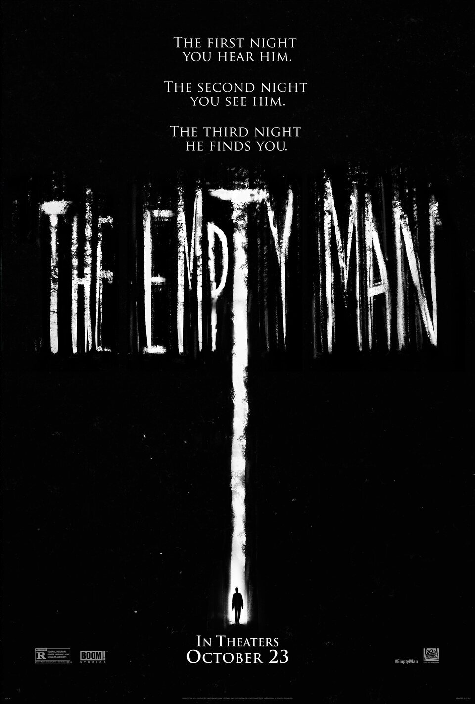 Cartel de The Empty Man: El mensajero del último día - Estados Unidos