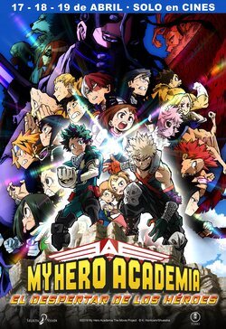 Póster España 'My Hero Academia: El despertar de los héroes'