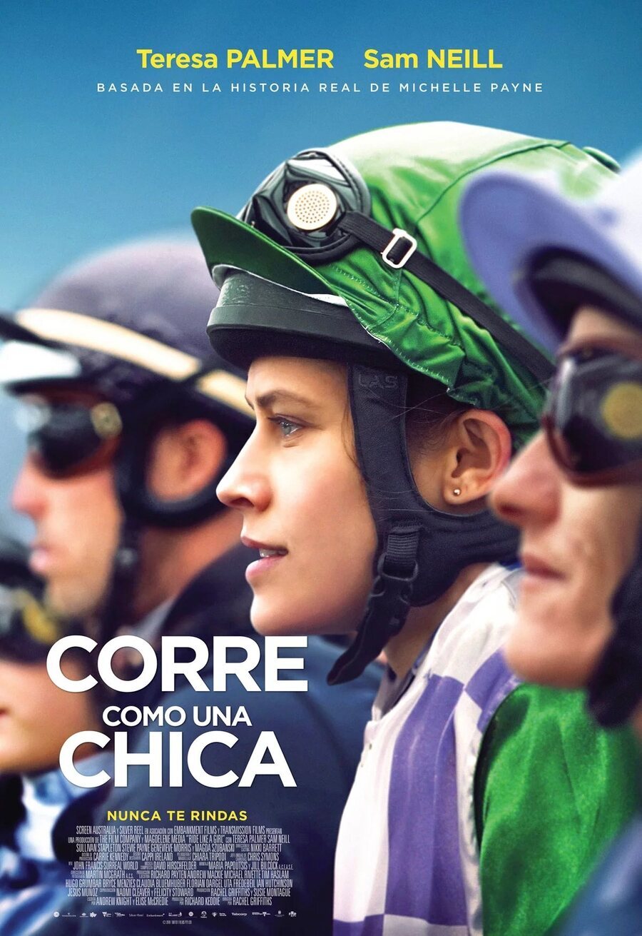 Cartel de Corre como una chica - Póster español