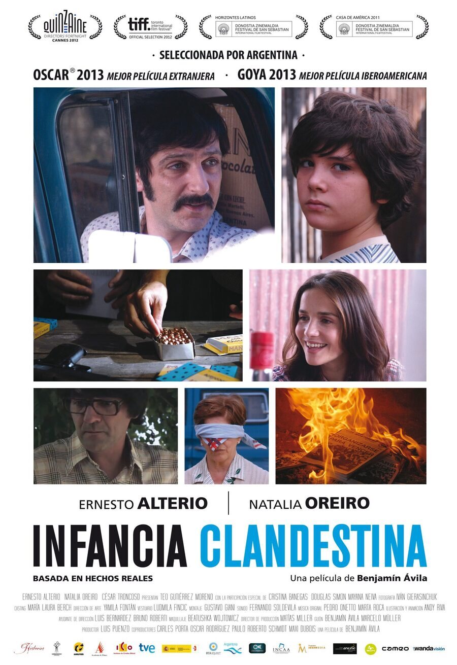 Cartel de Infancia clandestina - España