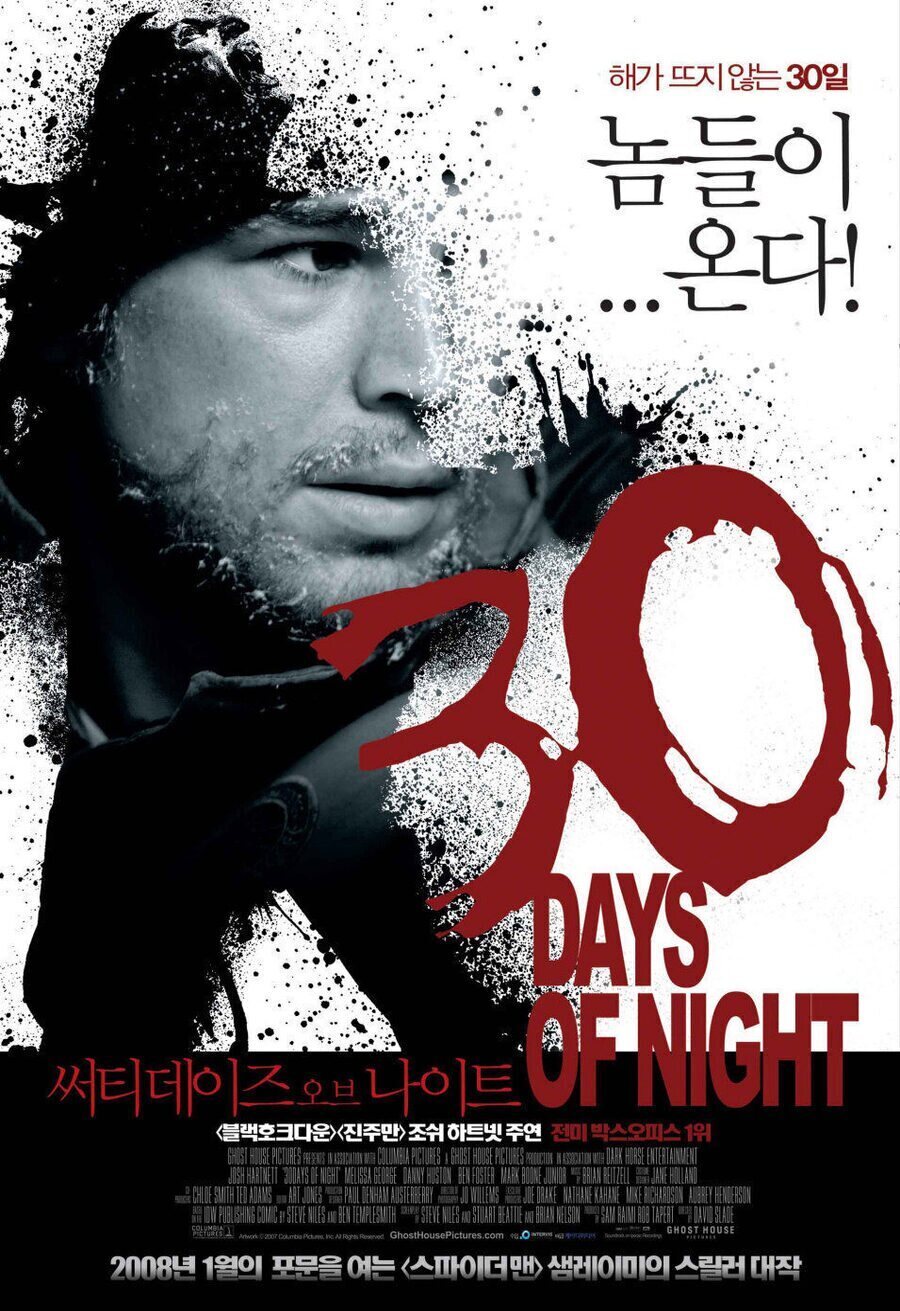 Cartel de 30 días de oscuridad - Corea