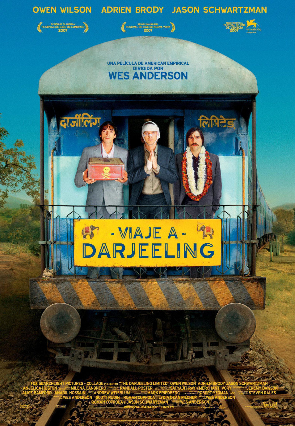 Cartel de Viaje a Darjeeling - España