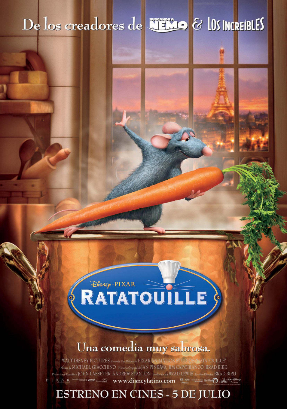 Cartel de Ratatouille - España