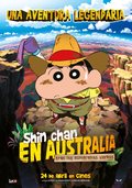 Cartel de Shin Chan en Australia. Tras las esmeraldas verdes