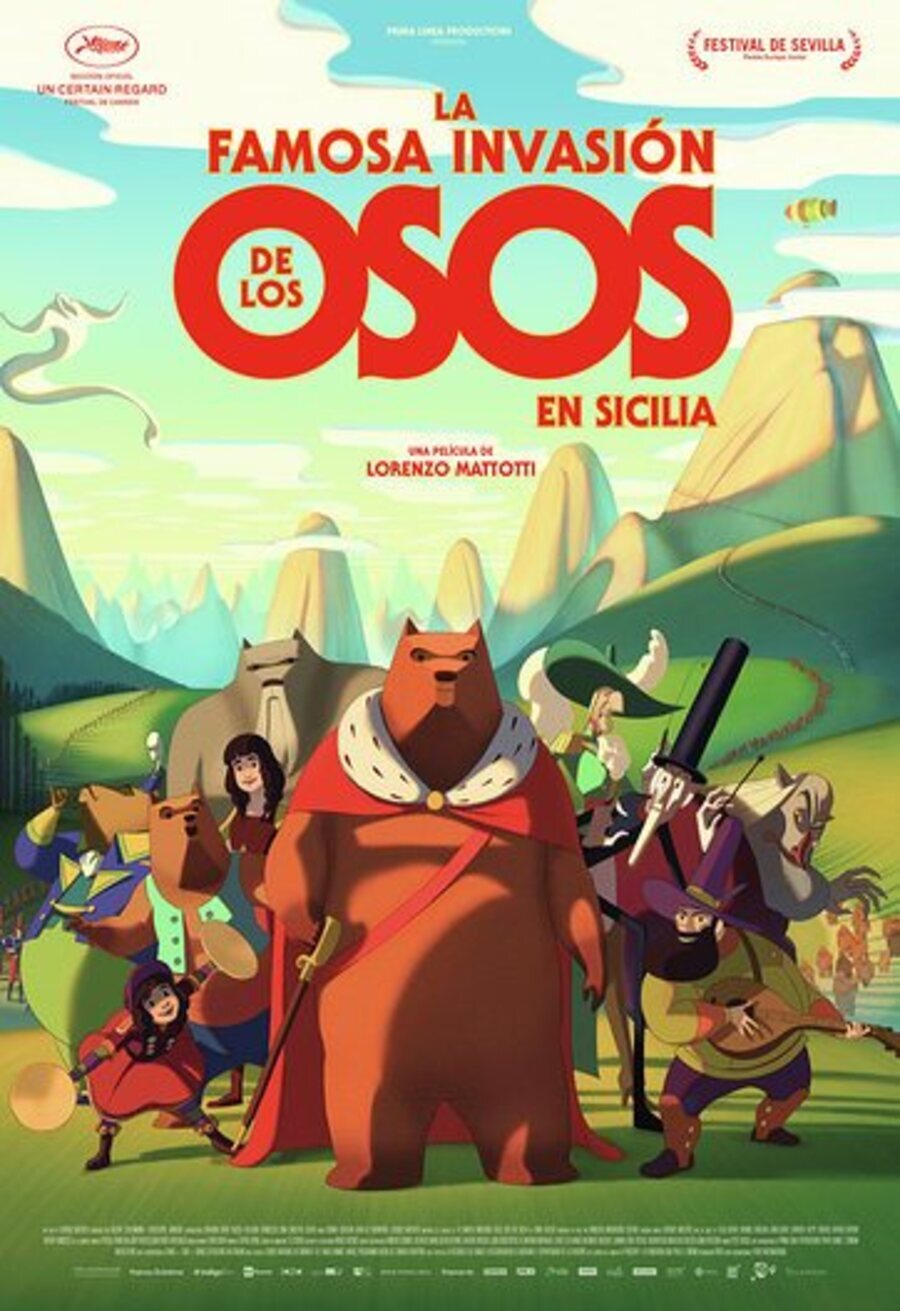 Cartel de La famosa invasión de los osos en Sicilia - España