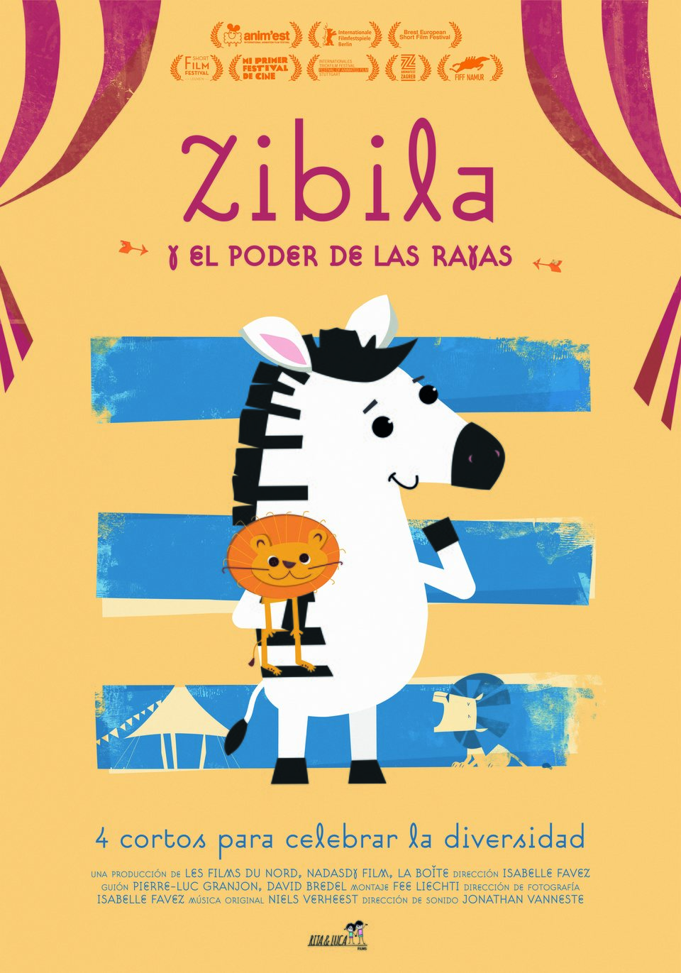 Cartel España de 'Zibila y el poder de las rayas'