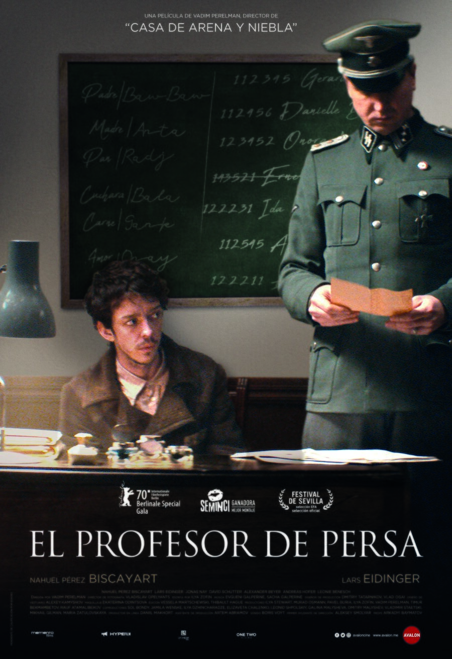 Cartel de El profesor de persa - España