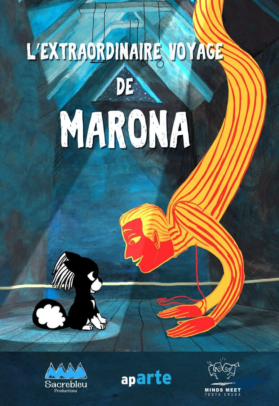 Cartel de Las vidas de Marona - Francia #2