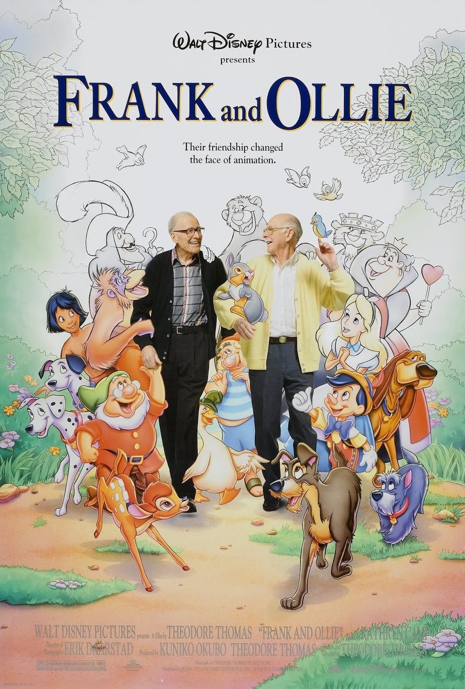 Cartel de Frank y Ollie: Los magos de Disney - Póster