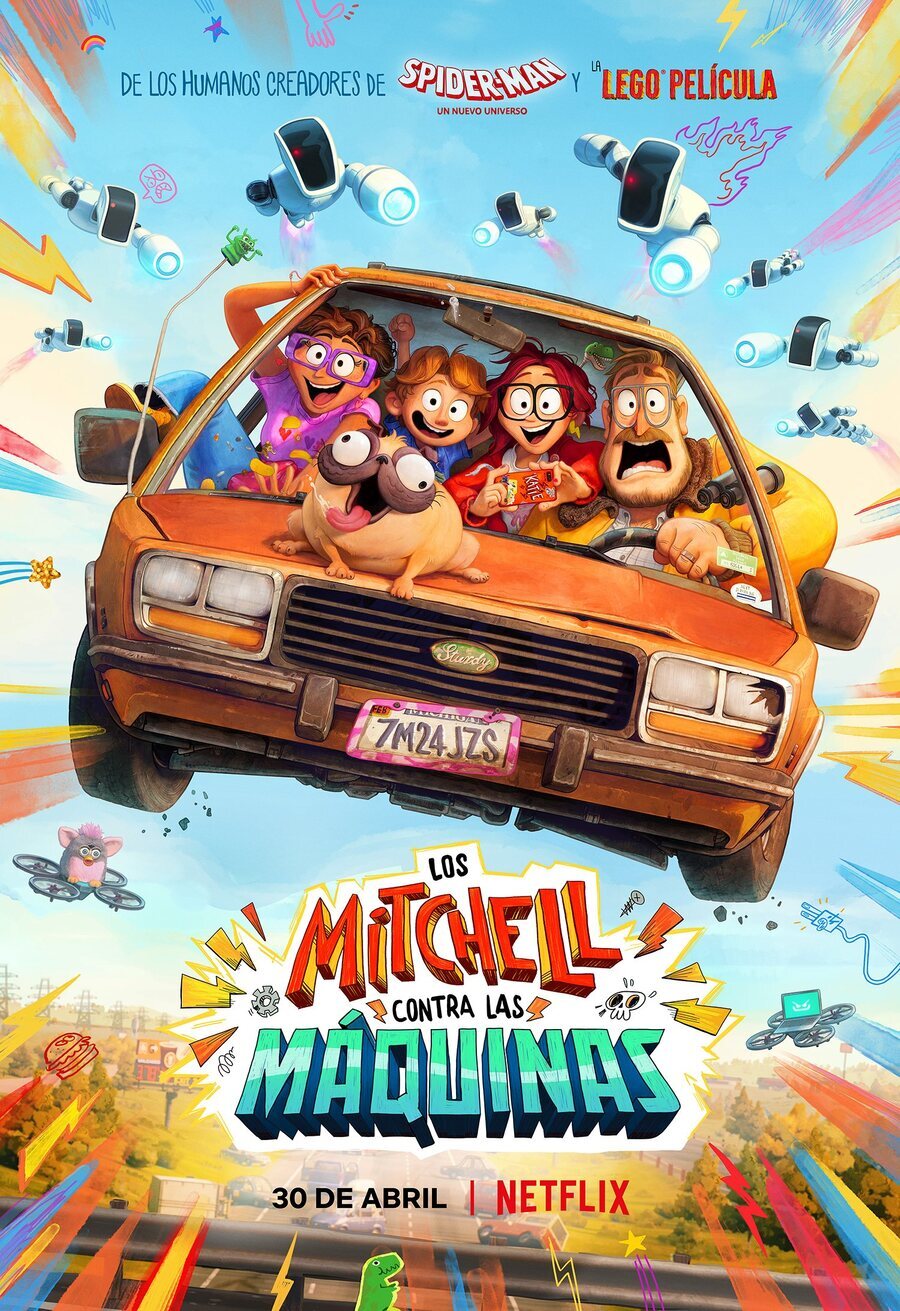 Cartel de Los Mitchell contra las máquinas - España