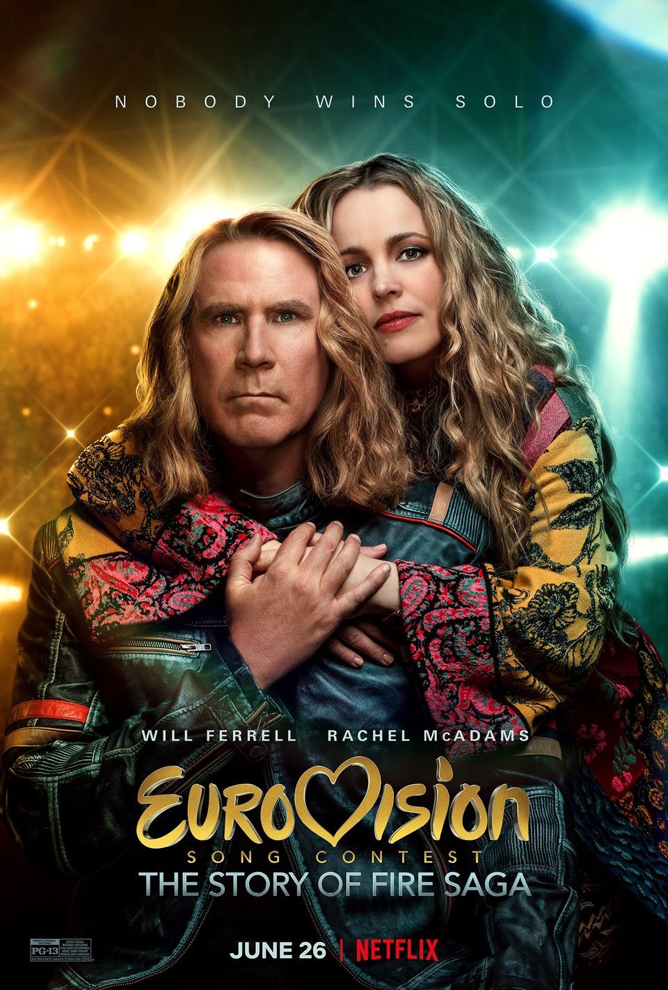 Cartel de Festival de la Canción de Eurovisión: La historia de Fire Saga - EEUU