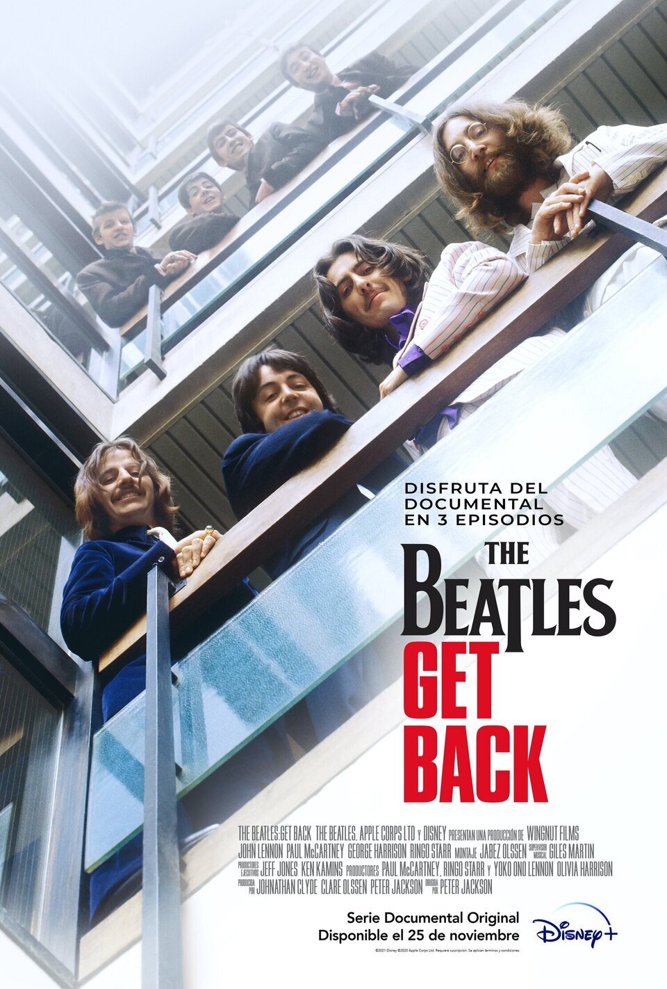 Cartel de The Beatles: Get Back - Español