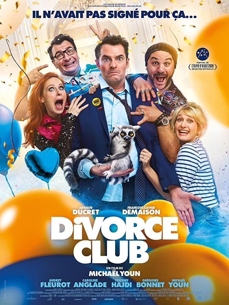 Cartel de El club de los divorciados - Francia