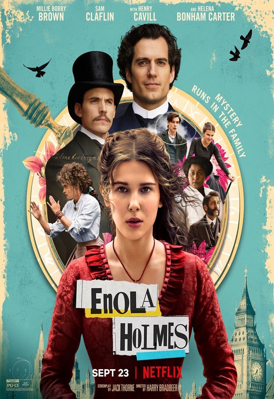 Cartel de Enola Holmes - UK