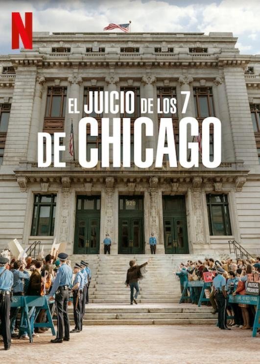 Cartel de El juicio de los 7 de Chicago - España