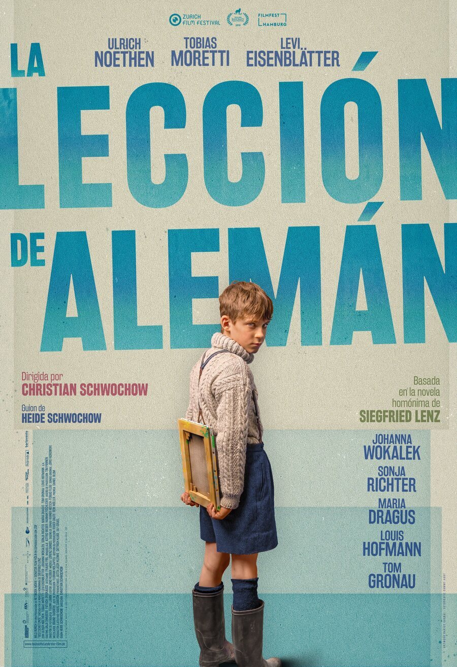 Cartel de La lección de alemán - España