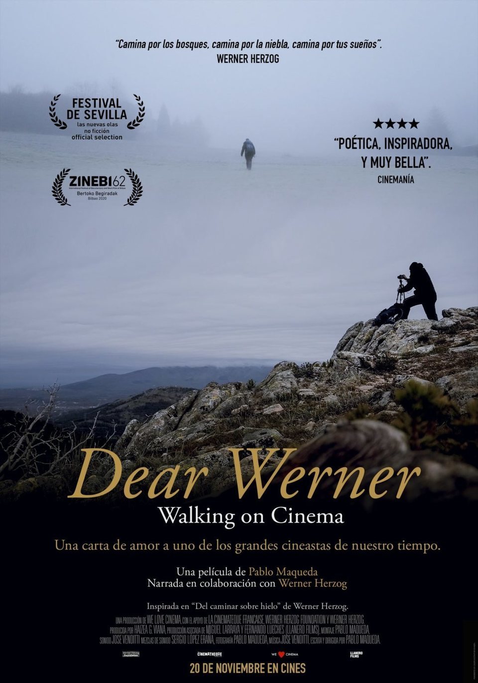 Cartel de Dear Werner (Walking on Cinema) - España