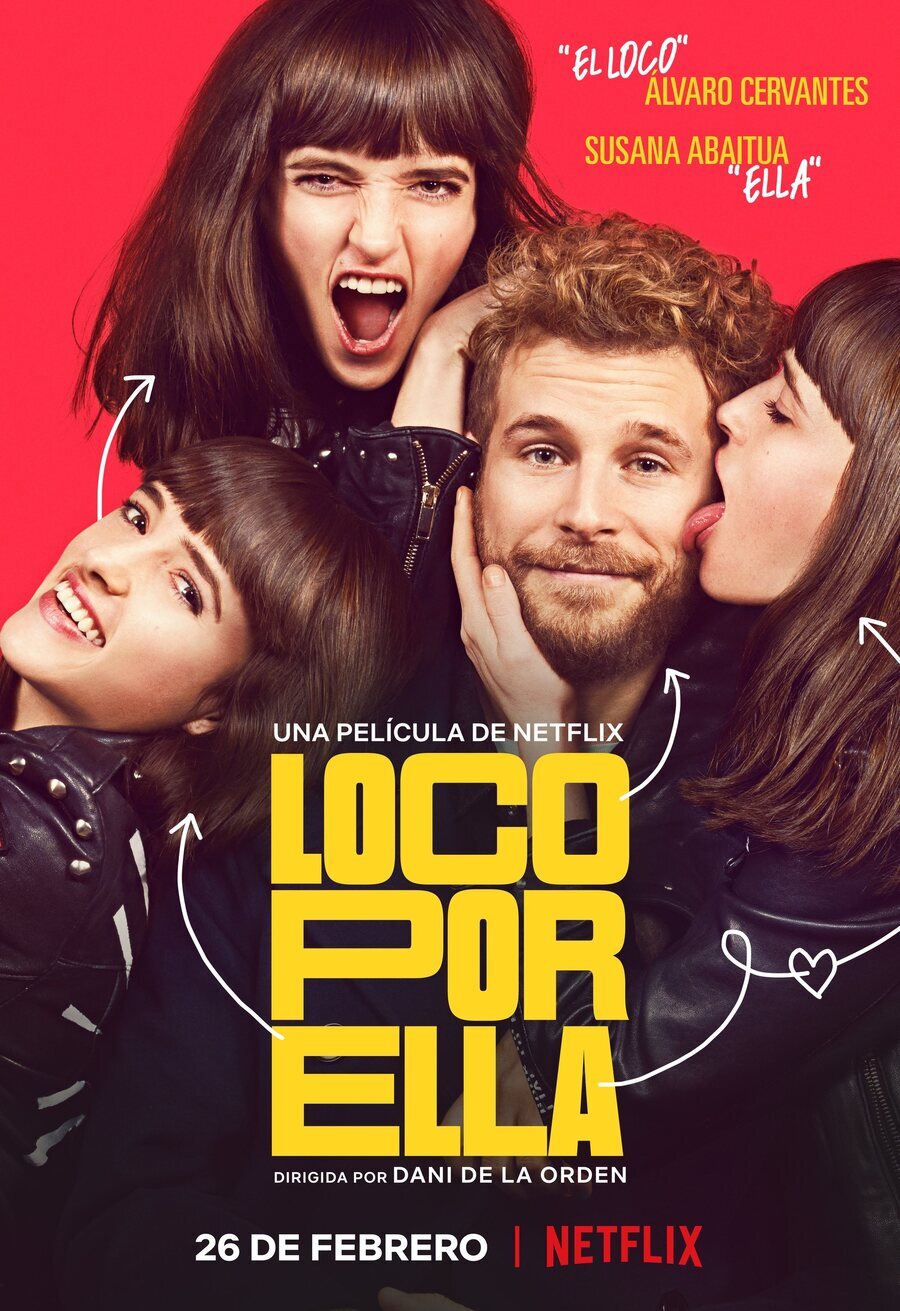 Cartel de Loco por ella - España