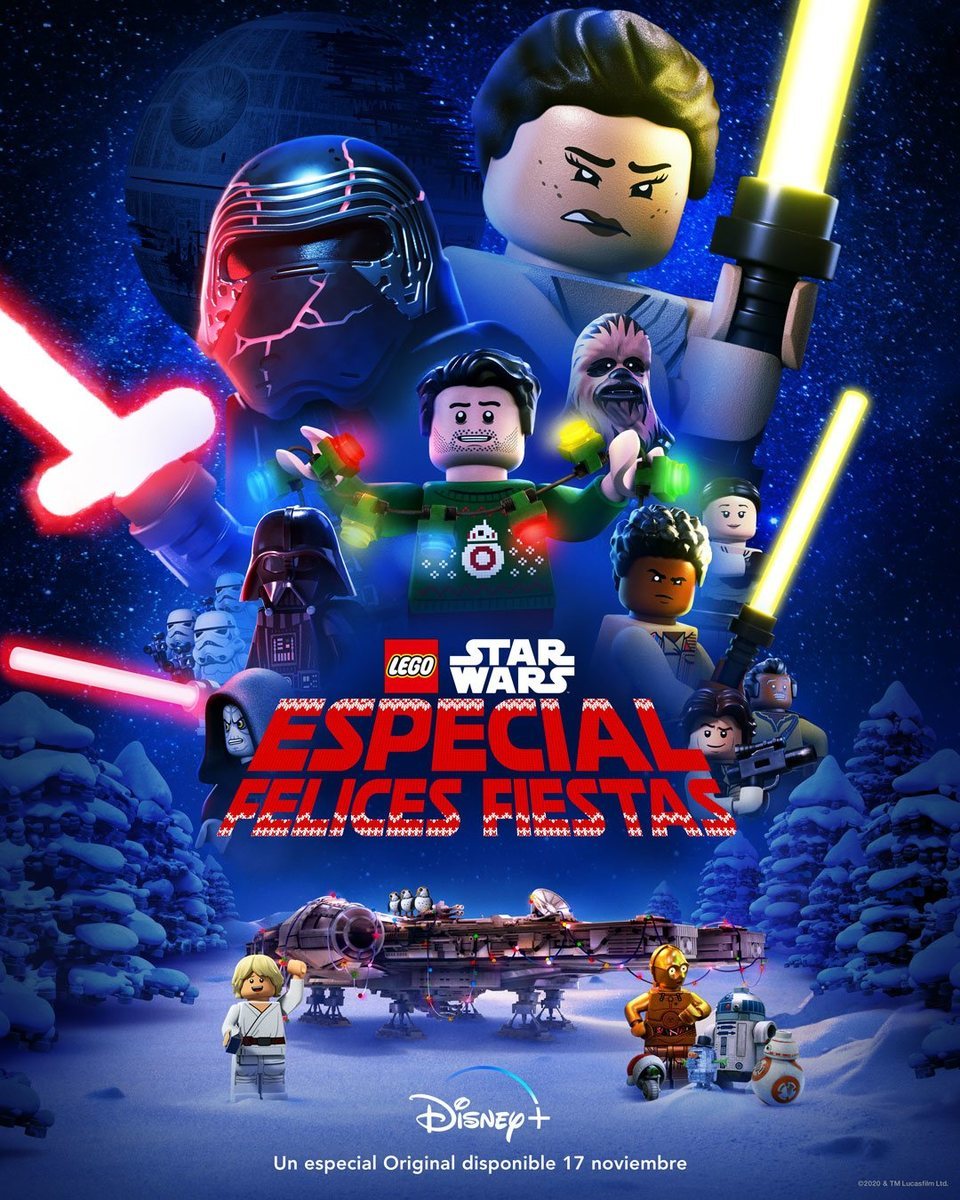 Cartel de Lego Star Wars: Especial Felices Fiestas - España