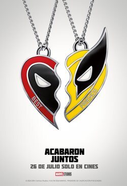 Cartel de Deadpool y Lobezno