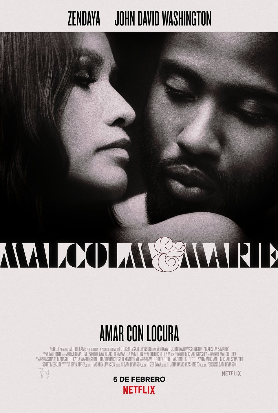 Cartel de Malcolm & Marie - España